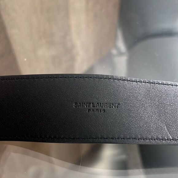 Saint Laurent Authentic Leather Black Belt EGC.609034.85.1119 Size 85”, NWT - Picture 5 of 5